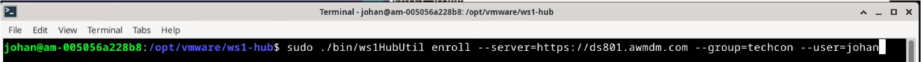 Manage Linux with Workspace ONE UEM Part 3 – Installation & Enrollment ...